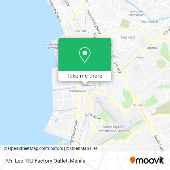 Mr. Lee RRJ Factory Outlet map