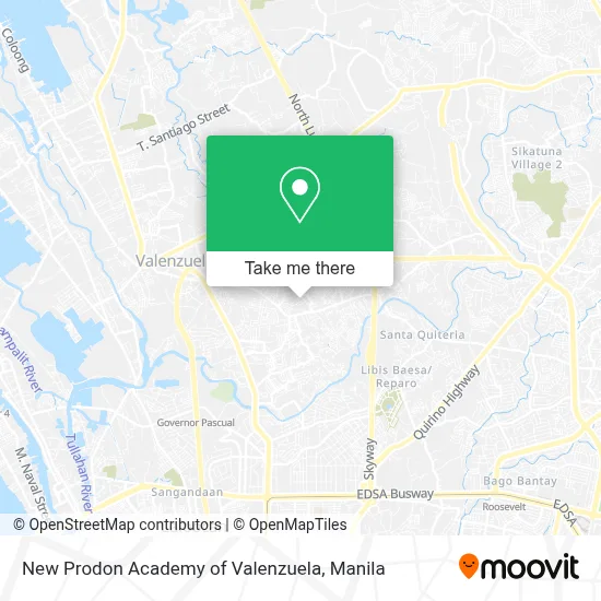 New Prodon Academy of Valenzuela map