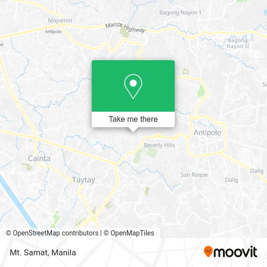 Mt. Samat map