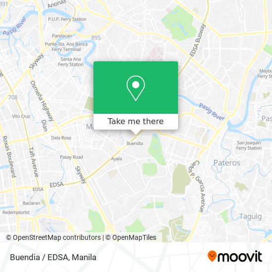Buendia / EDSA map