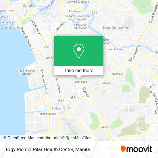 Brgy Pio del Pilar Health Center map