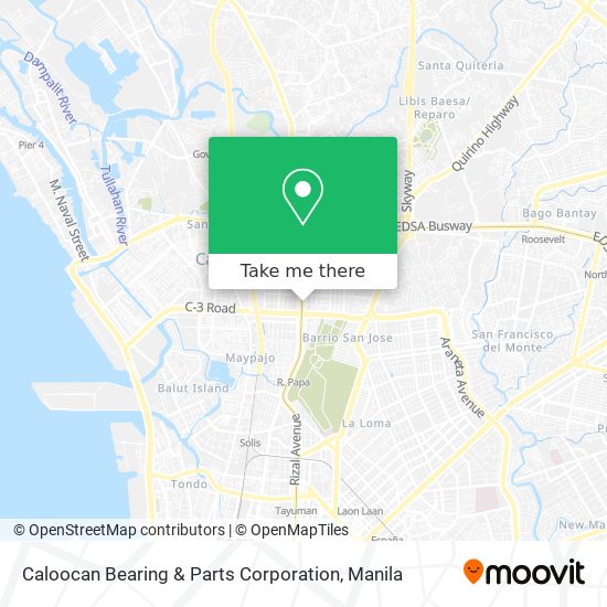 Caloocan Bearing & Parts Corporation map