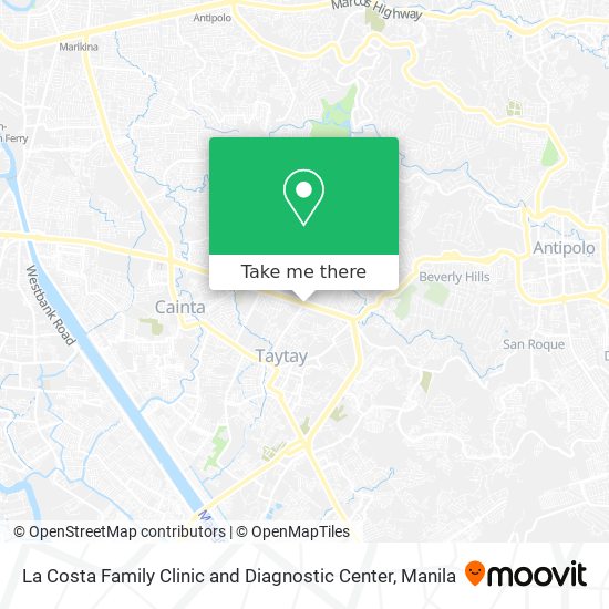 La Costa Family Clinic and Diagnostic Center map