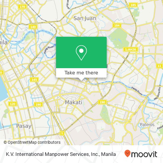 K.V. International Manpower Services, Inc. map
