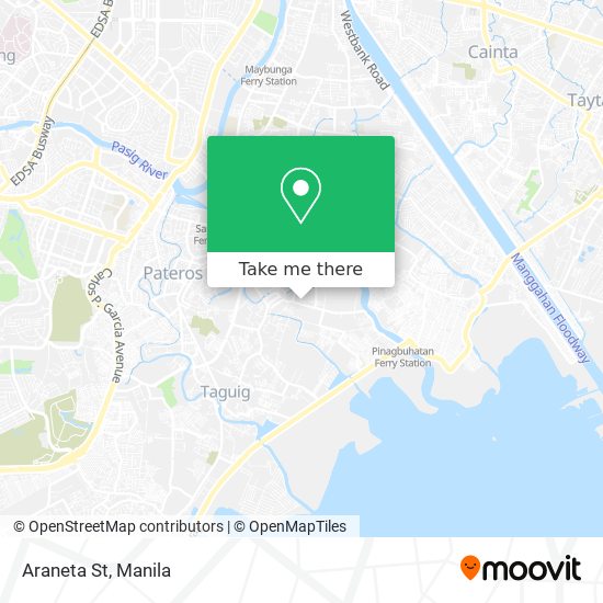 Araneta St map