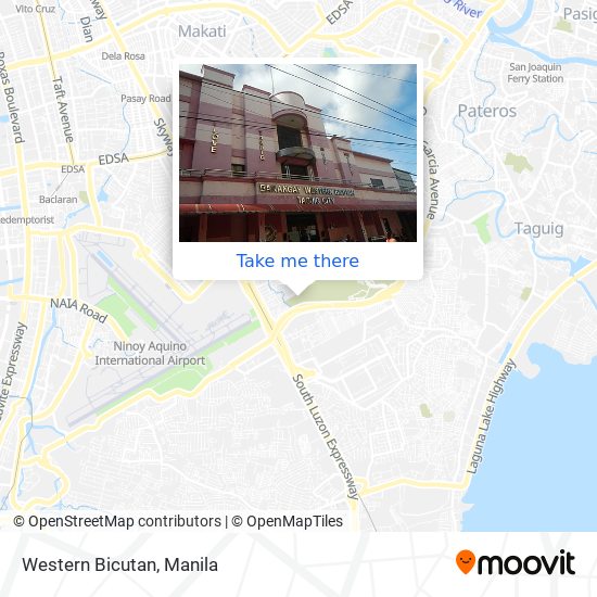 Western Bicutan map