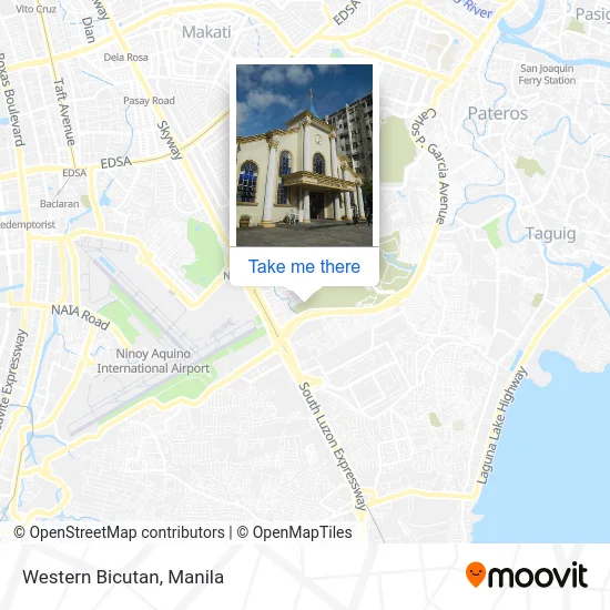 Western Bicutan map
