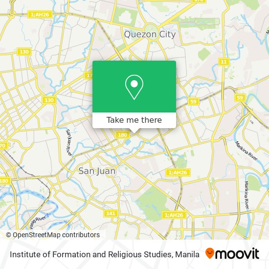 Institute of Formation and Religious Studies map