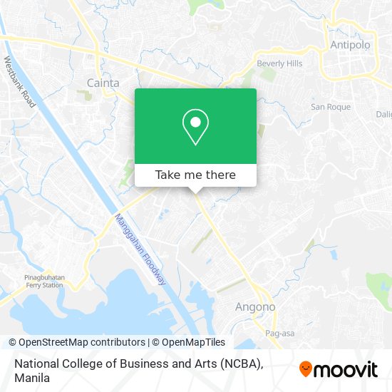 National College of Business and Arts (NCBA) map