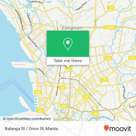 Balanga St / Orion St map