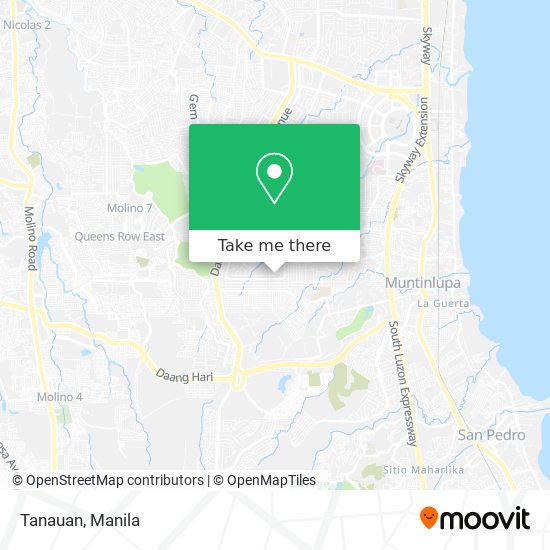 Tanauan map