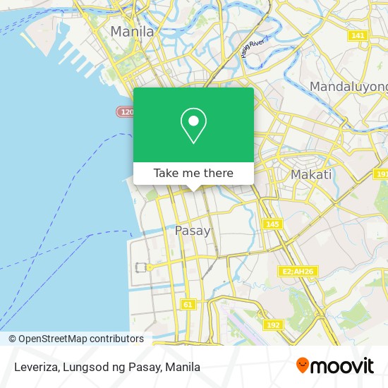 Leveriza, Lungsod ng Pasay map