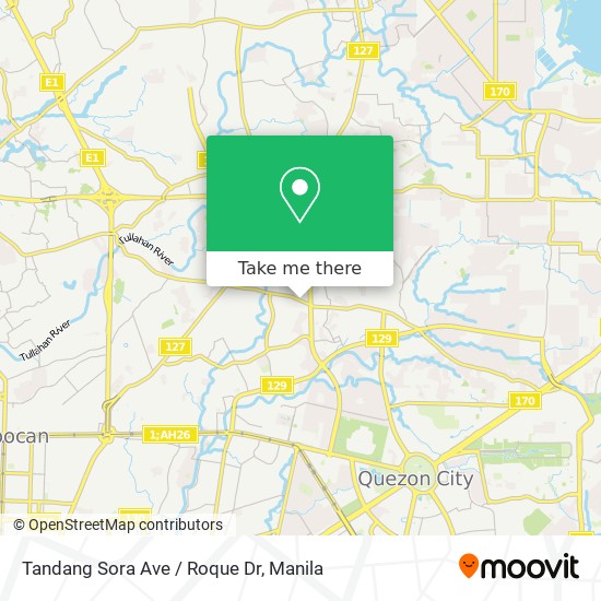 Tandang Sora Ave / Roque Dr map
