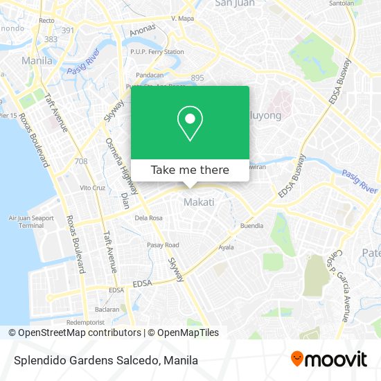 Splendido Gardens Salcedo map