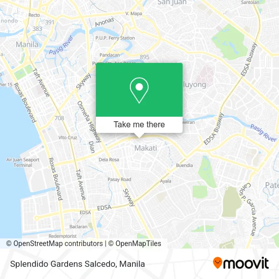 Splendido Gardens Salcedo map