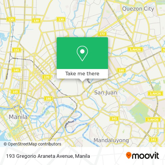 193 Gregorio Araneta Avenue map