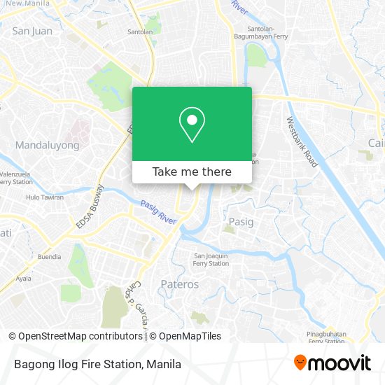 Bagong Ilog Fire Station map