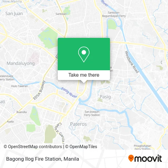 Bagong Ilog Fire Station map