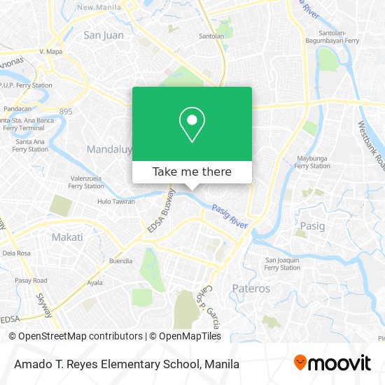 Amado T. Reyes Elementary School map