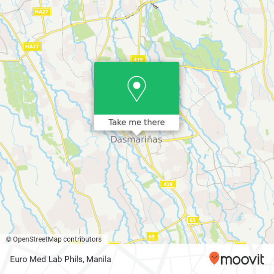 Euro Med Lab Phils map