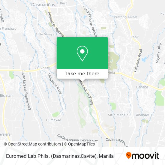 Euromed Lab.Phils. (Dasmarinas,Cavite) map
