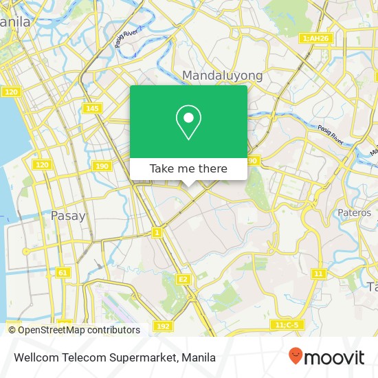 Wellcom Telecom Supermarket map