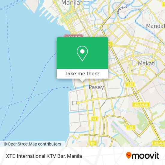 XTD International KTV Bar map