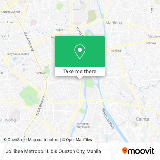 Jollibee Metropoli Libis Quezon City map