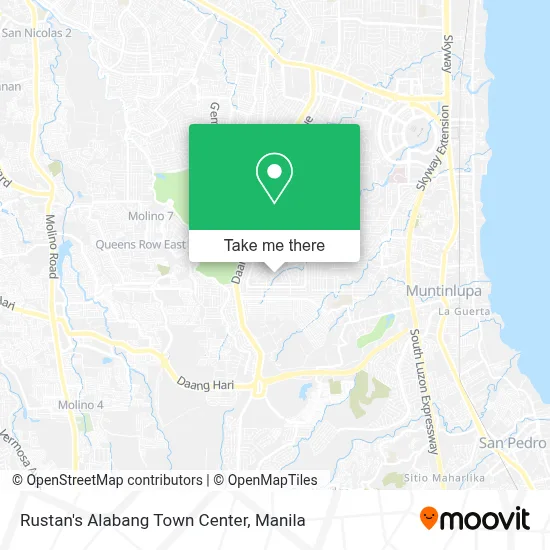 Rustan's Alabang Town Center map