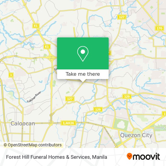 Forest Hill Funeral Homes & Services map