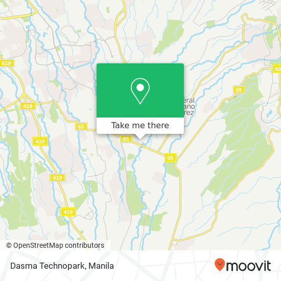 Dasma Technopark map
