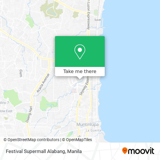 Festival Supermall Alabang map