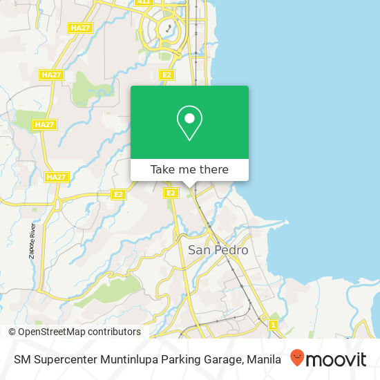 SM Supercenter Muntinlupa Parking Garage map