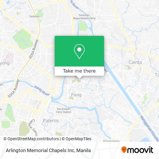 Arlington Memorial Chapels Inc map