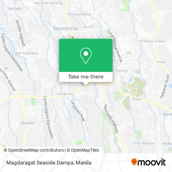 Magdaragat Seaside Dampa map