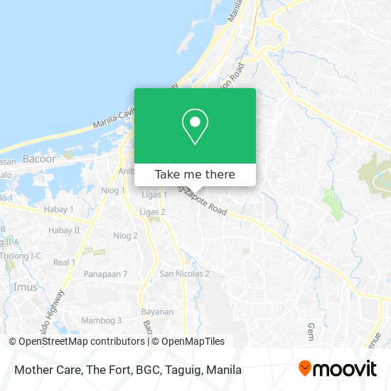 Mother Care, The Fort, BGC, Taguig map