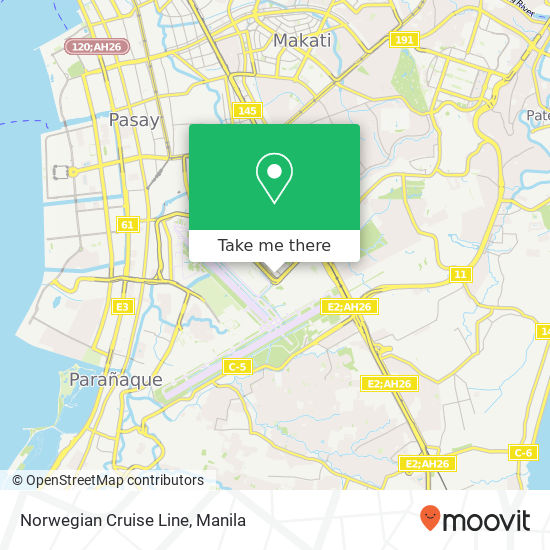 Norwegian Cruise Line map