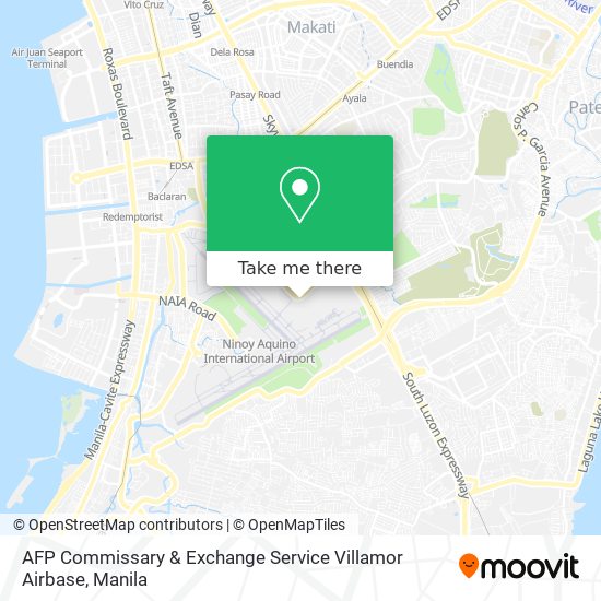 AFP Commissary & Exchange Service Villamor Airbase map