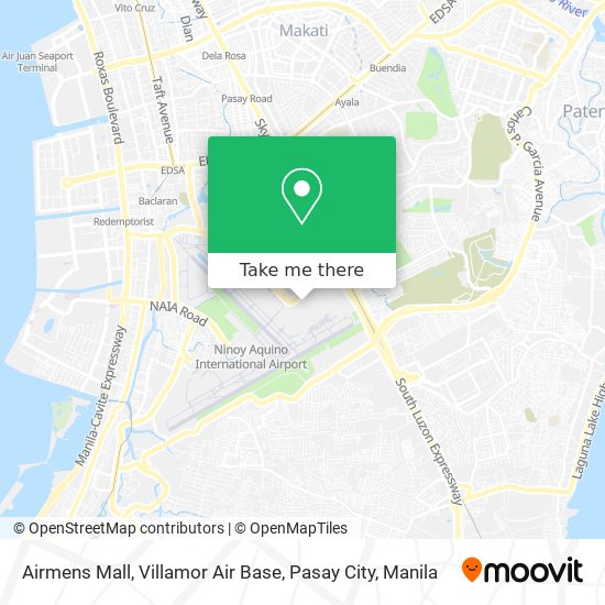 Airmens Mall, Villamor Air Base, Pasay City map