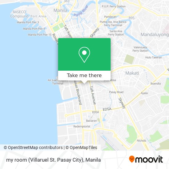 my room (Villaruel St. Pasay City) map