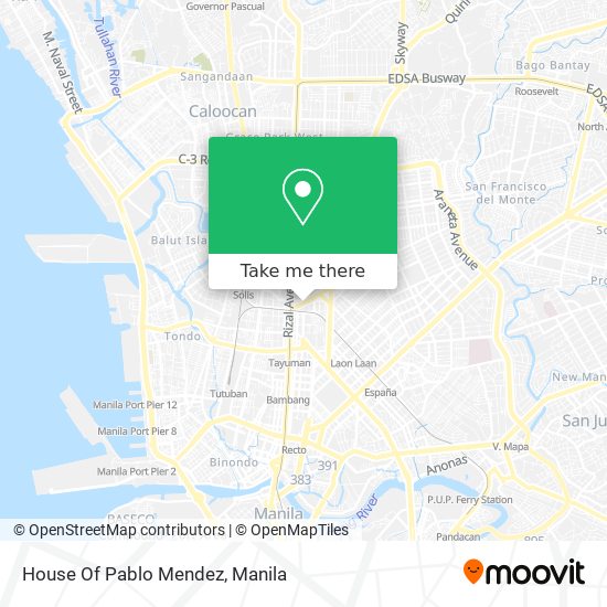 House Of Pablo Mendez map