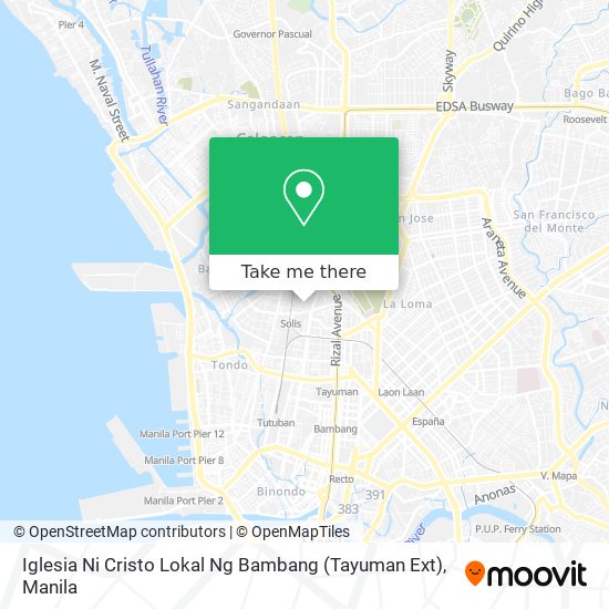 Iglesia Ni Cristo Lokal Ng Bambang (Tayuman Ext) map