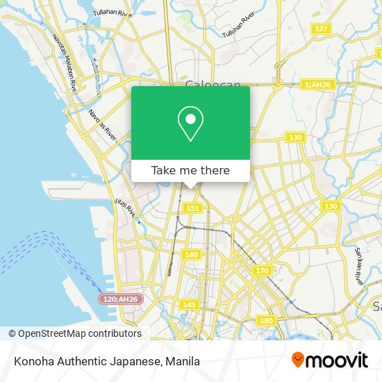 Konoha Authentic Japanese map