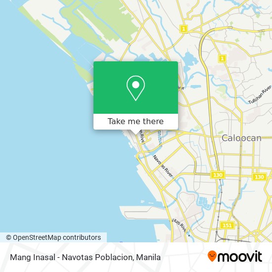 Mang Inasal - Navotas Poblacion map