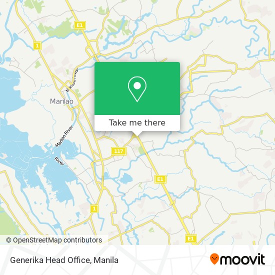 Generika Head Office map