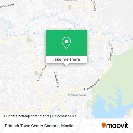 Primark Town Center Camarin map