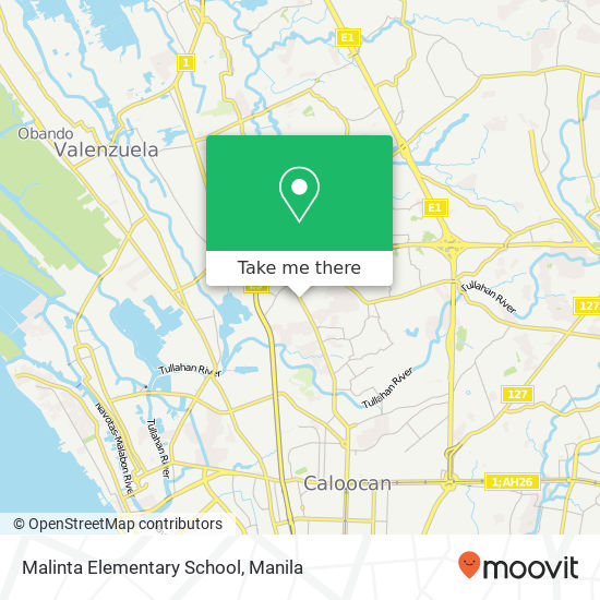 Malinta Elementary School map