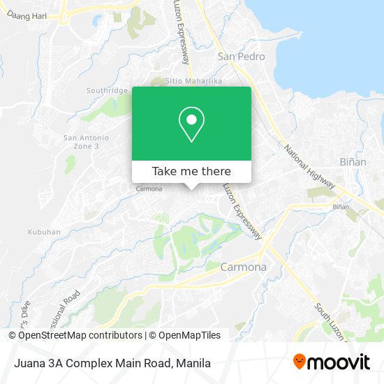 Juana 3A Complex Main Road map