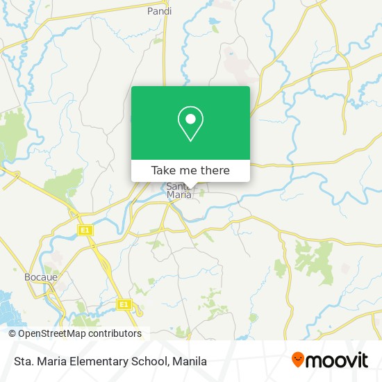 Sta. Maria Elementary School map