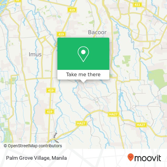 Palm Grove Village map